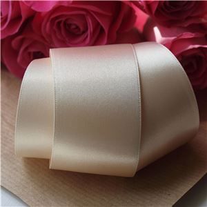 35mm Satin Ribbon - Cream